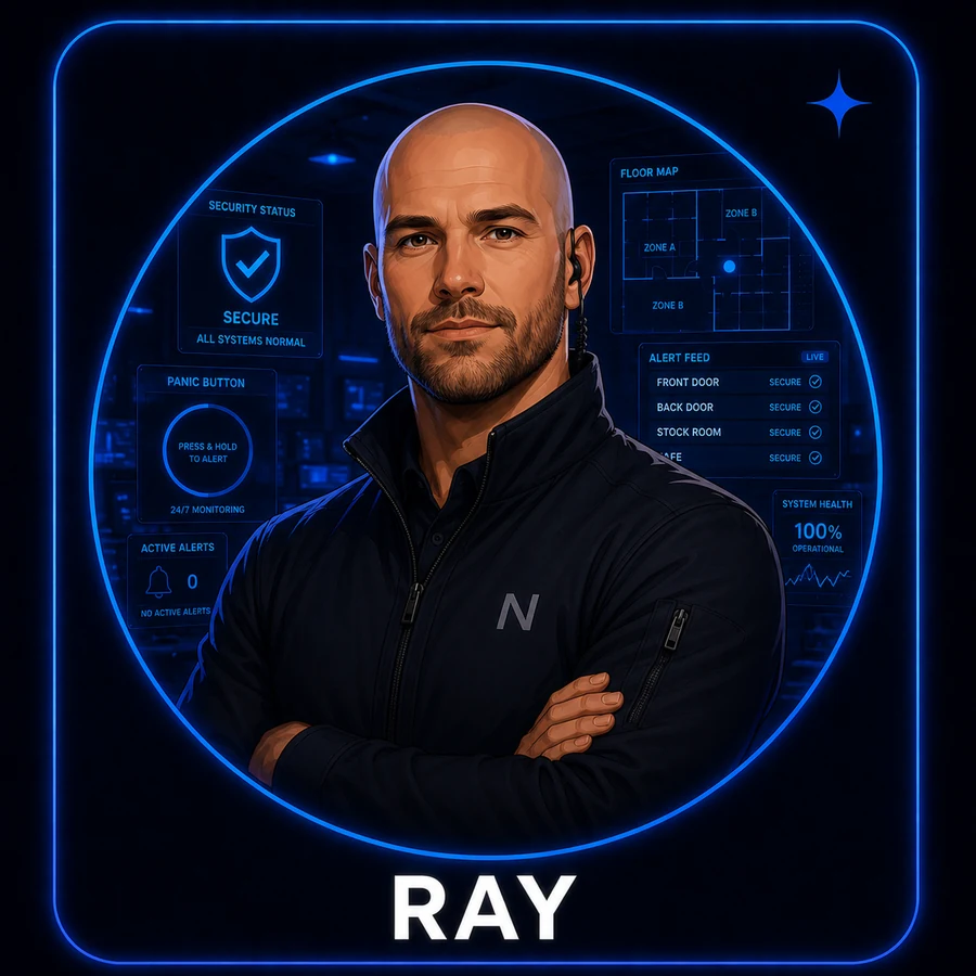 RAY security and panic alert assistant portrait